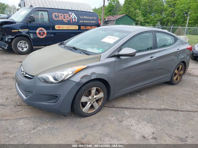 2011 Hyundai Elantra Gls VIN: 5NPDH4AE1BH058197 Lot: 39417049