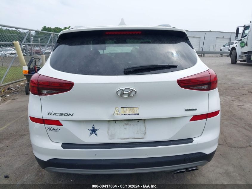 2020 Hyundai Tucson Limited VIN: KM8J33AL1LU110103 Lot: 39417064