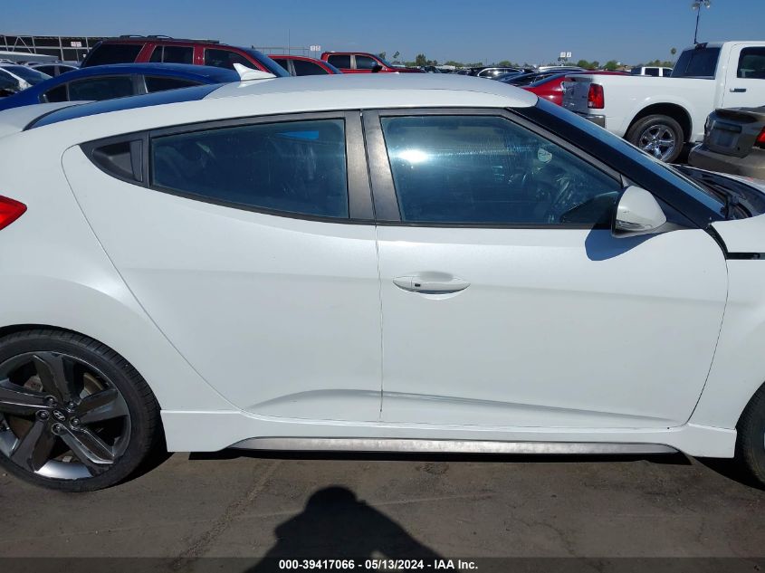 2015 HYUNDAI VELOSTER TURBO - KMHTC6AE0FU234539