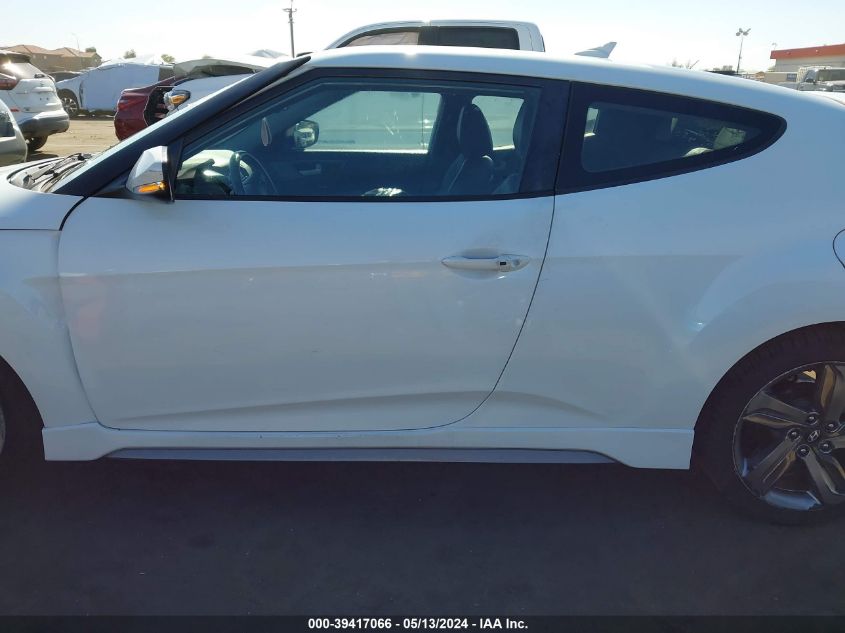 2015 HYUNDAI VELOSTER TURBO - KMHTC6AE0FU234539