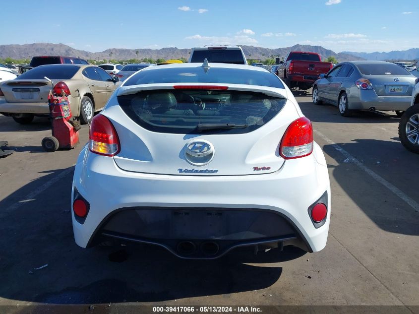 2015 Hyundai Veloster Turbo VIN: KMHTC6AE0FU234539 Lot: 39417066