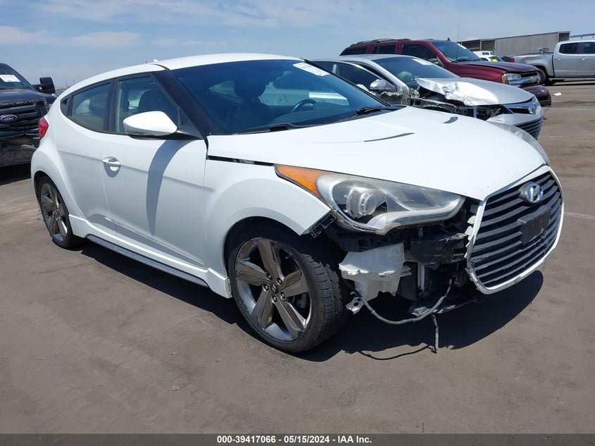 2015 Hyundai Veloster Turbo VIN: KMHTC6AE0FU234539 Lot: 39417066