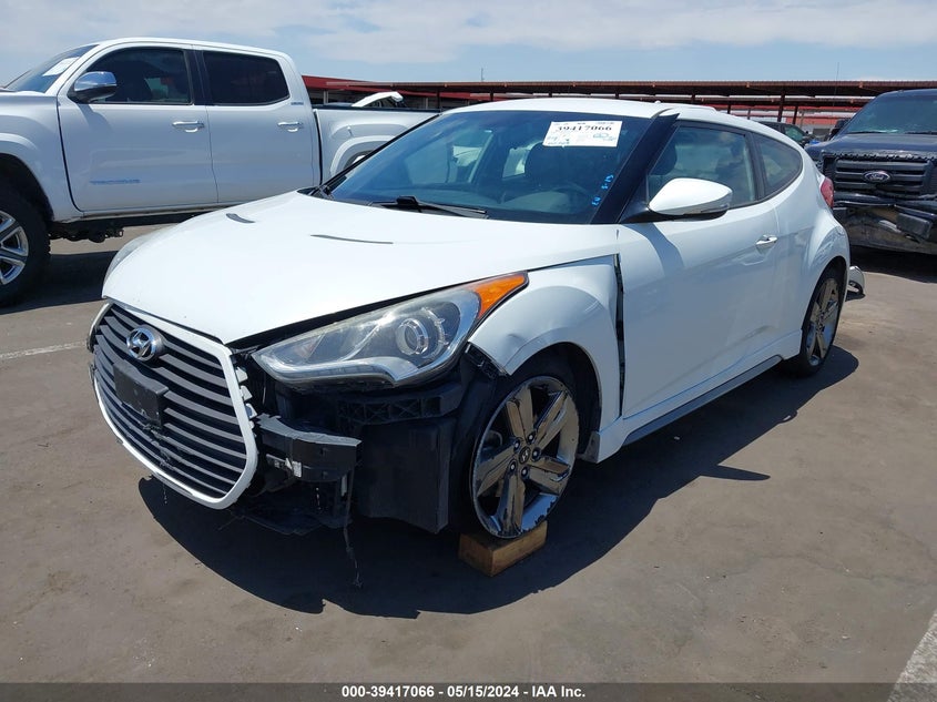 2015 Hyundai Veloster Turbo VIN: KMHTC6AE0FU234539 Lot: 39417066