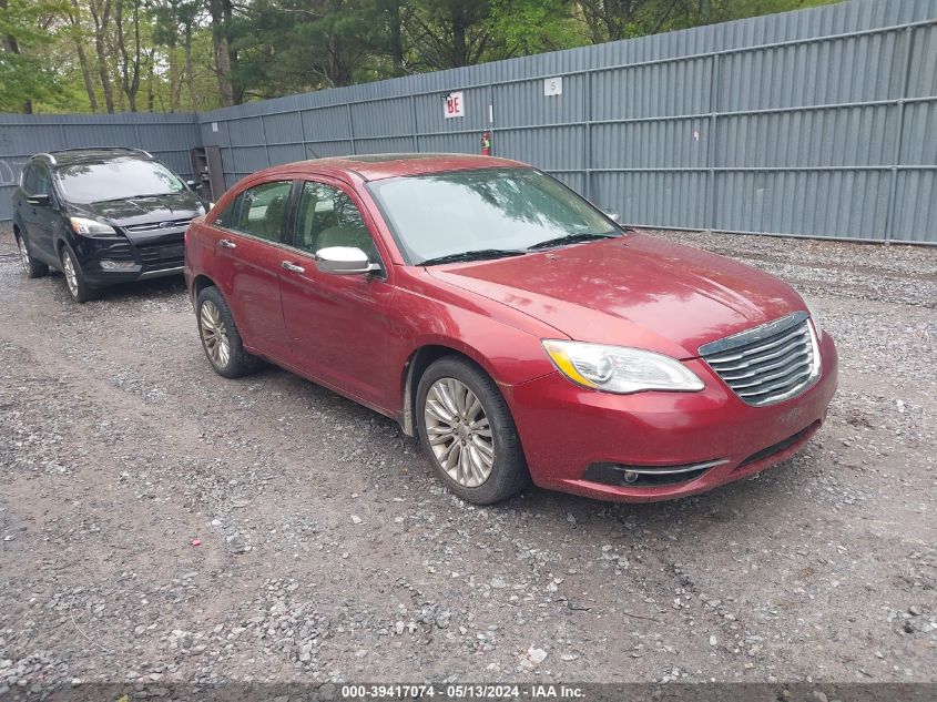 2012 Chrysler 200 Limited VIN: 1C3CCBCG4CN108545 Lot: 39417074