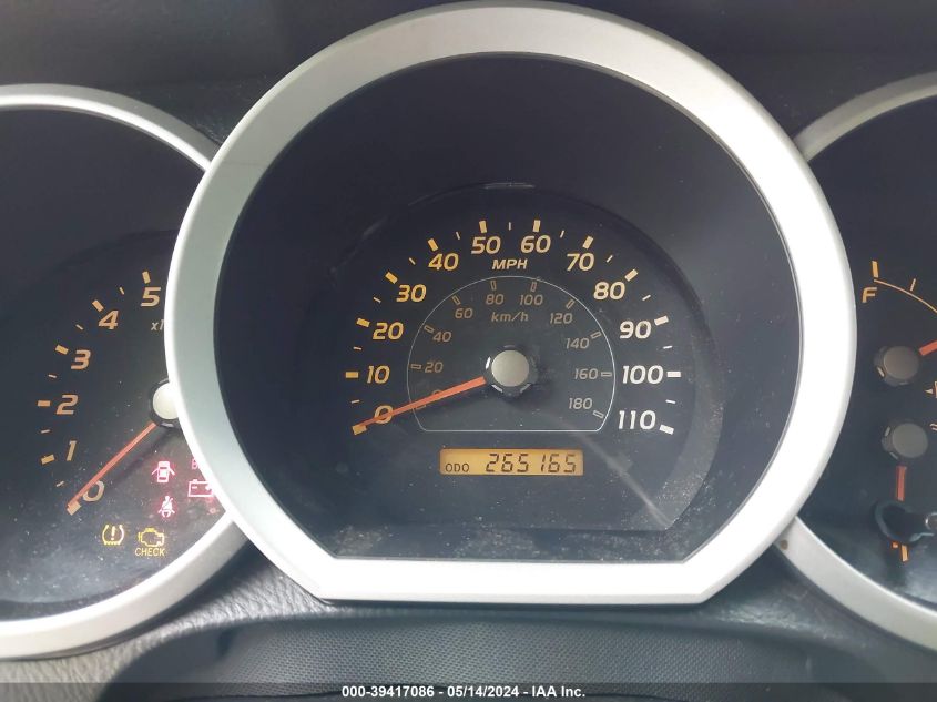 2006 Toyota 4Runner Sr5 V6 VIN: JTEBU14RX68071109 Lot: 39417086