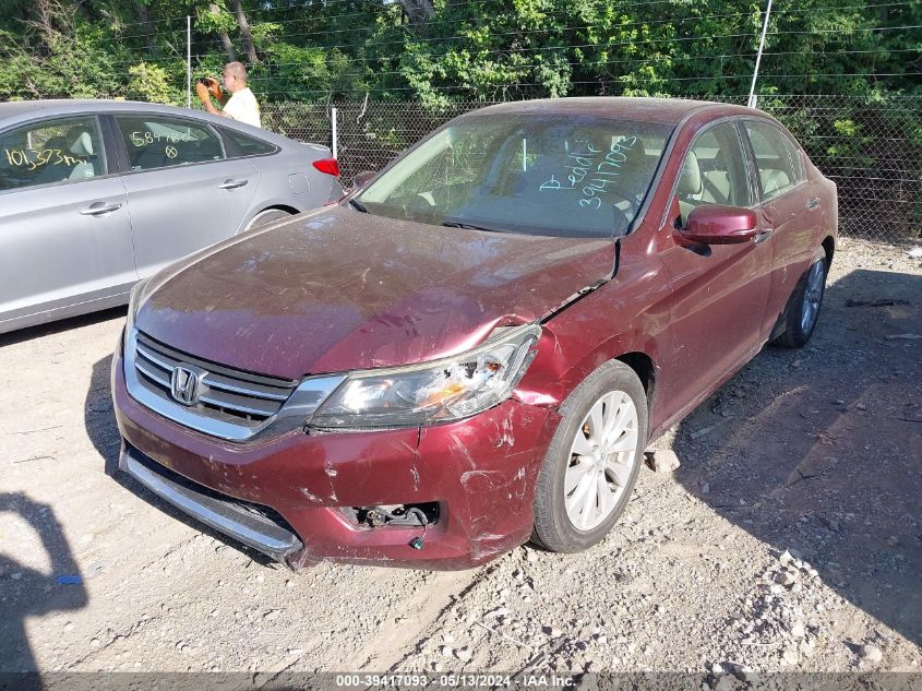 2013 Honda Accord Ex-L VIN: 1HGCR2F87DA209636 Lot: 39417093