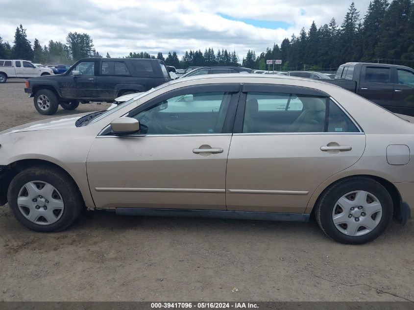 2005 Honda Accord 2.4 Lx VIN: 1HGCM55425A063341 Lot: 39417096