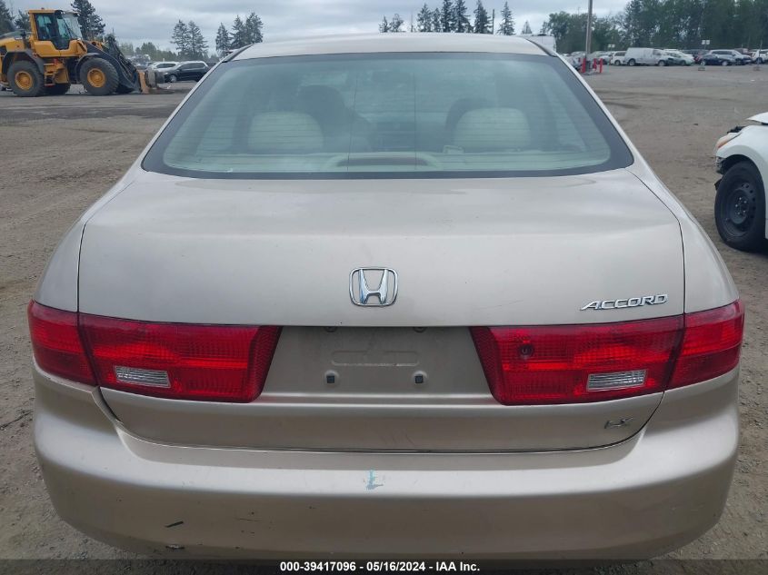 2005 Honda Accord 2.4 Lx VIN: 1HGCM55425A063341 Lot: 39417096