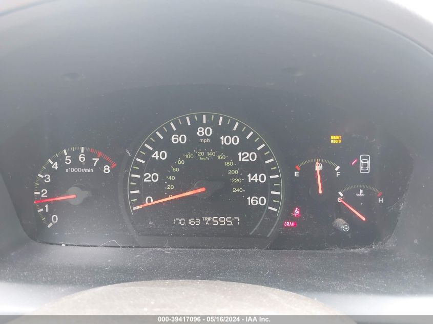 2005 Honda Accord 2.4 Lx VIN: 1HGCM55425A063341 Lot: 39417096