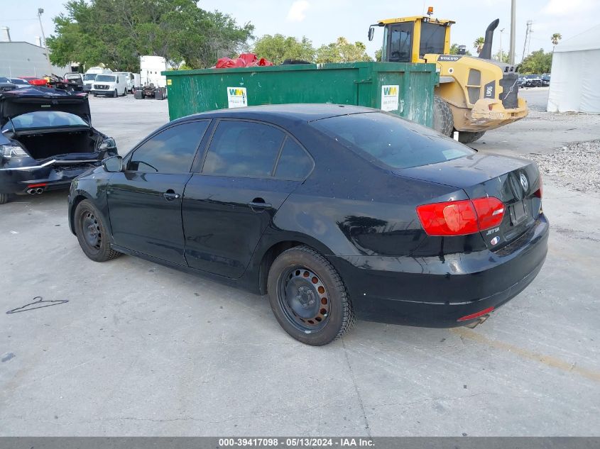 2012 Volkswagen Jetta 2.5L Se VIN: 3VWBX7AJ7CM030745 Lot: 39417098