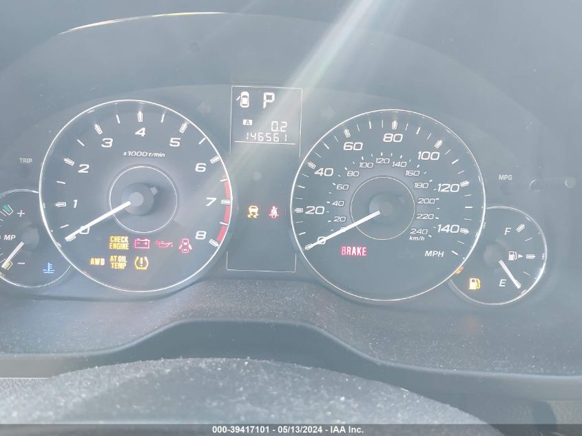 2011 Subaru Outback 2.5I Premium VIN: 4S4BRBGC8B3330346 Lot: 39417101