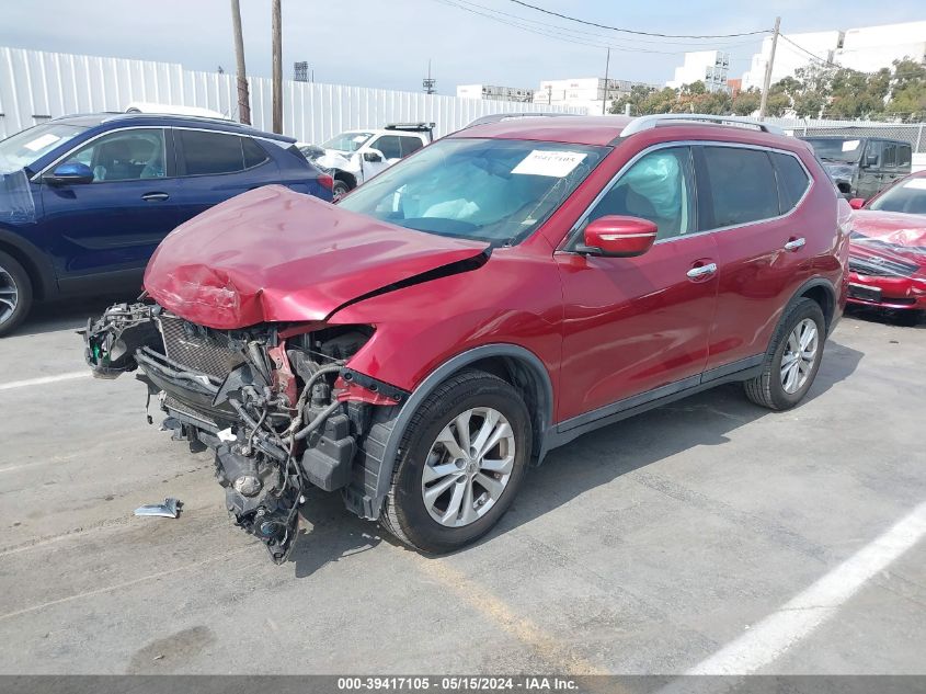 2015 Nissan Rogue Sv VIN: 5N1AT2MT0FC906888 Lot: 39417105