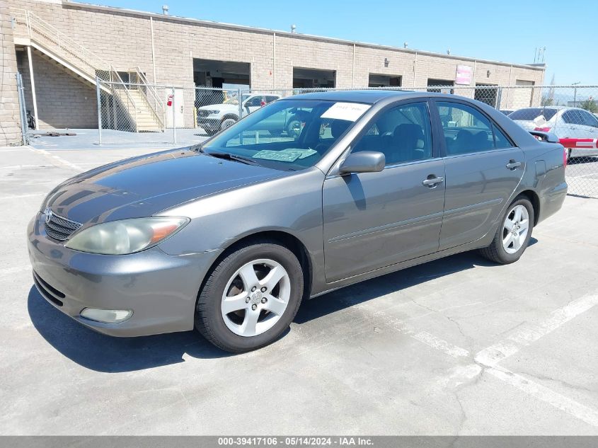 2003 Toyota Camry Se VIN: 4T1BE32K93U722439 Lot: 39417106