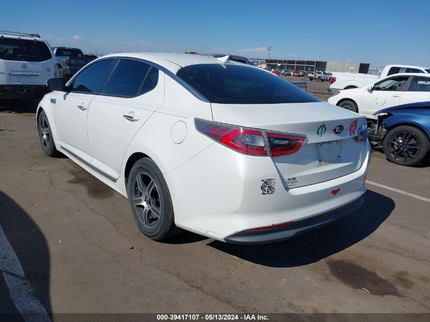 2015 Kia Optima Hybrid VIN: KNAGM4AD7F5088159 Lot: 39417107