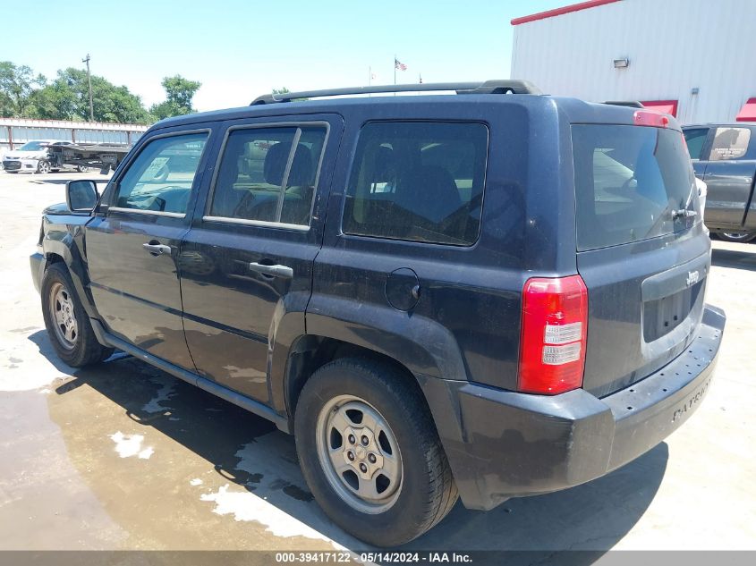 2010 Jeep Patriot Sport VIN: 1J4NT1GA6AD647203 Lot: 39417122