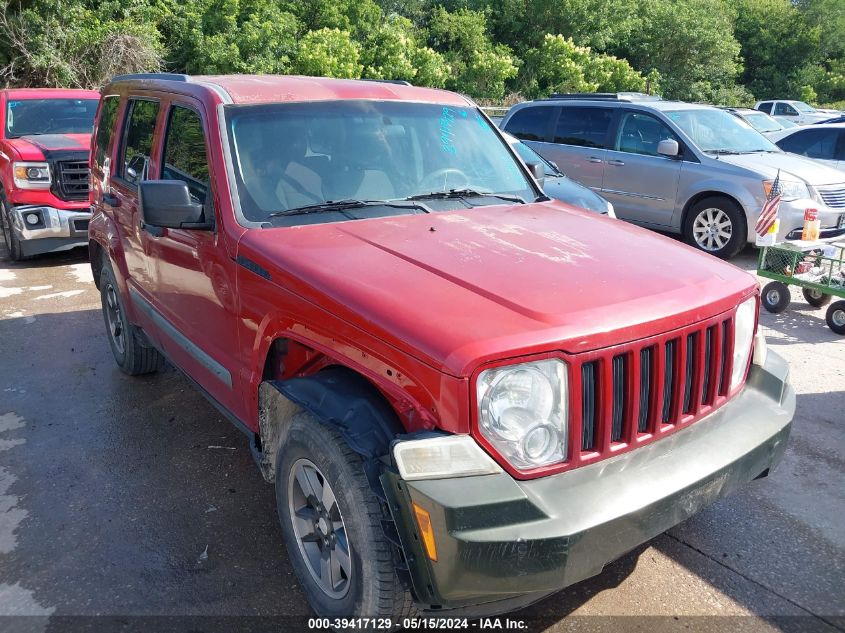 2008 Jeep Liberty Sport VIN: 1J8GP28K68W164396 Lot: 39417129