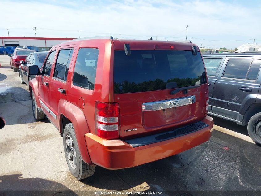 2008 Jeep Liberty Sport VIN: 1J8GP28K68W164396 Lot: 39417129