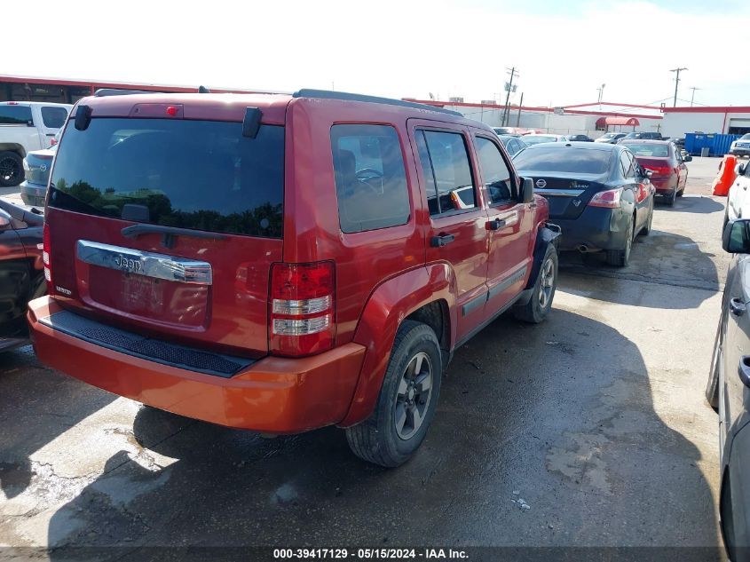 2008 Jeep Liberty Sport VIN: 1J8GP28K68W164396 Lot: 39417129