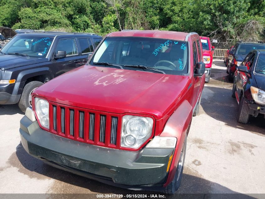 2008 Jeep Liberty Sport VIN: 1J8GP28K68W164396 Lot: 39417129