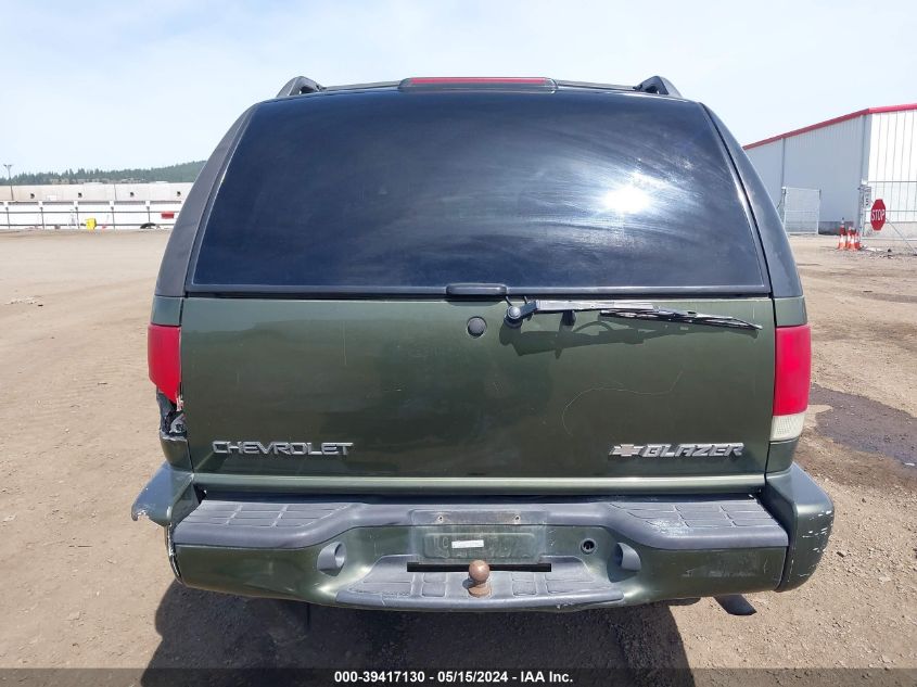 2001 Chevrolet Blazer Lt VIN: 1GNDT13W11K218573 Lot: 39417130