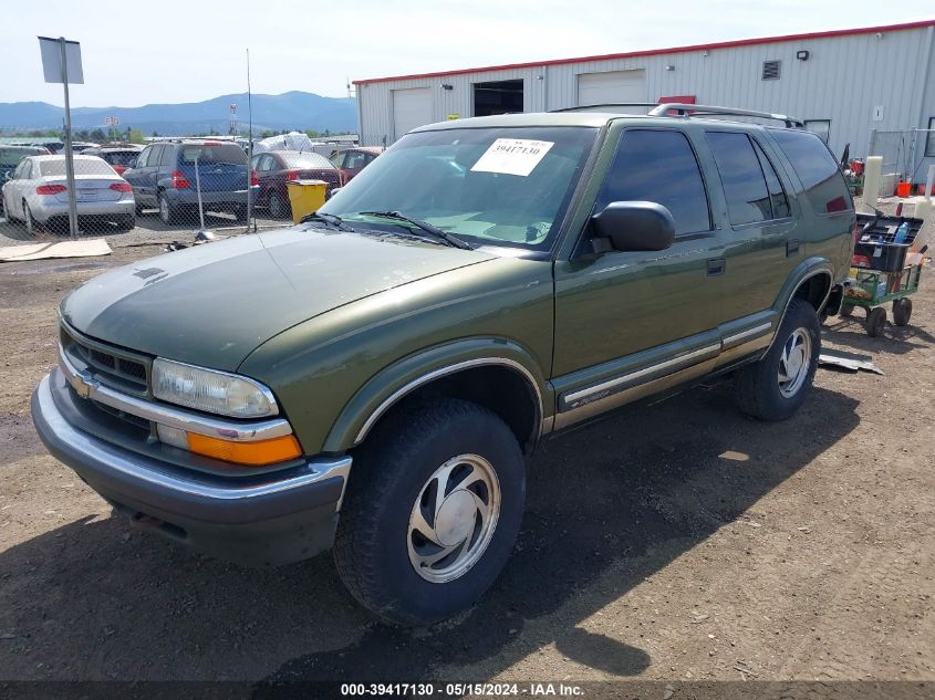 2001 Chevrolet Blazer Lt VIN: 1GNDT13W11K218573 Lot: 39417130