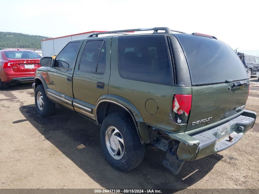 2001 Chevrolet Blazer Lt VIN: 1GNDT13W11K218573 Lot: 39417130