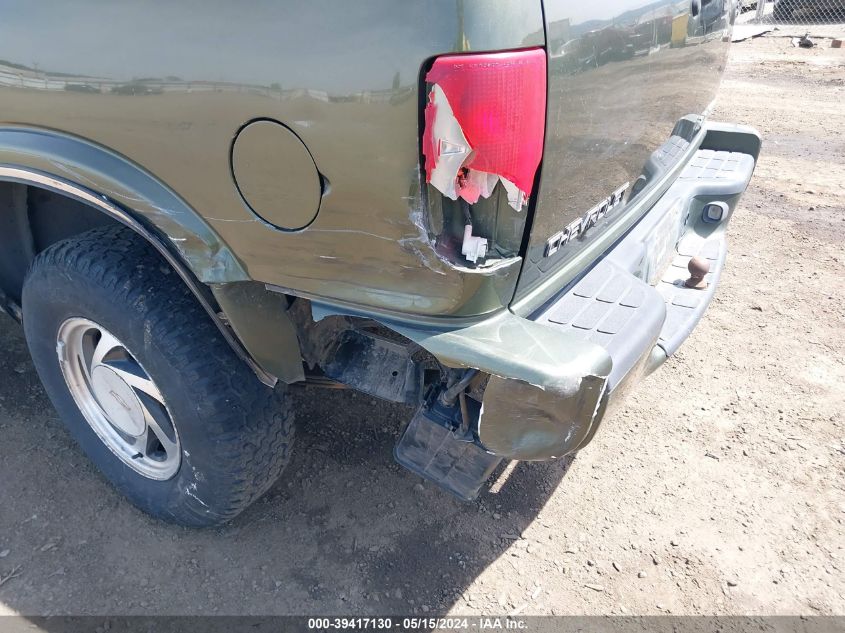 2001 Chevrolet Blazer Lt VIN: 1GNDT13W11K218573 Lot: 39417130