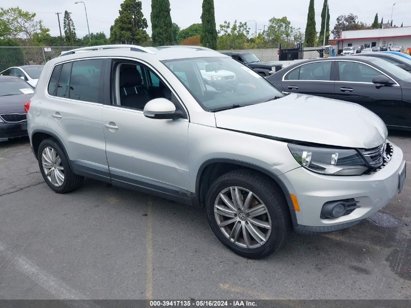 2013 VOLKSWAGEN TIGUAN S/SE/SEL - WVGAV3AX5DW071860