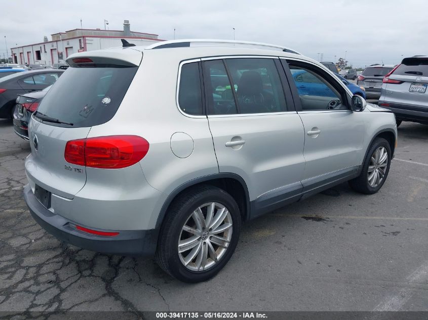 2013 Volkswagen Tiguan Se VIN: WVGAV3AX5DW071860 Lot: 39417135