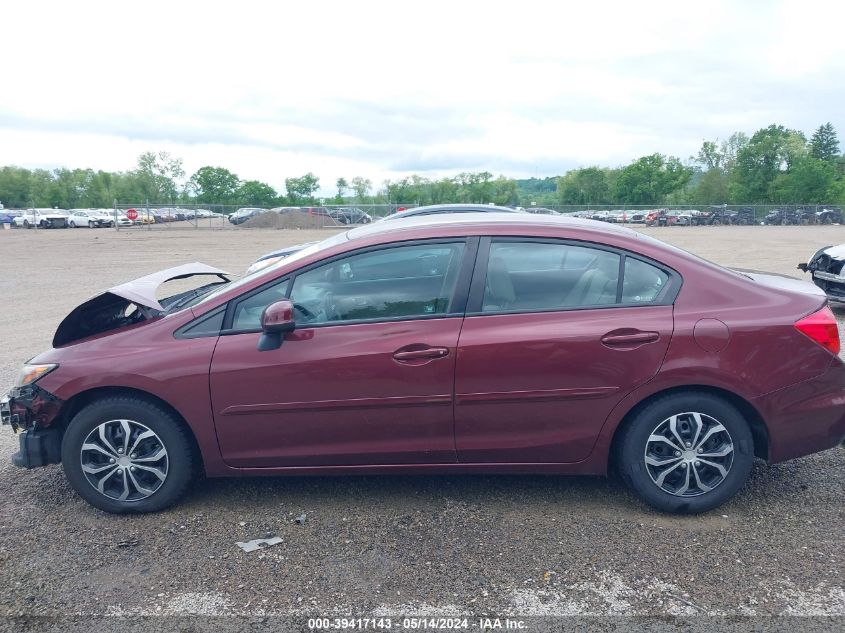 2012 Honda Civic Lx VIN: 2HGFB2F51CH608078 Lot: 39417143