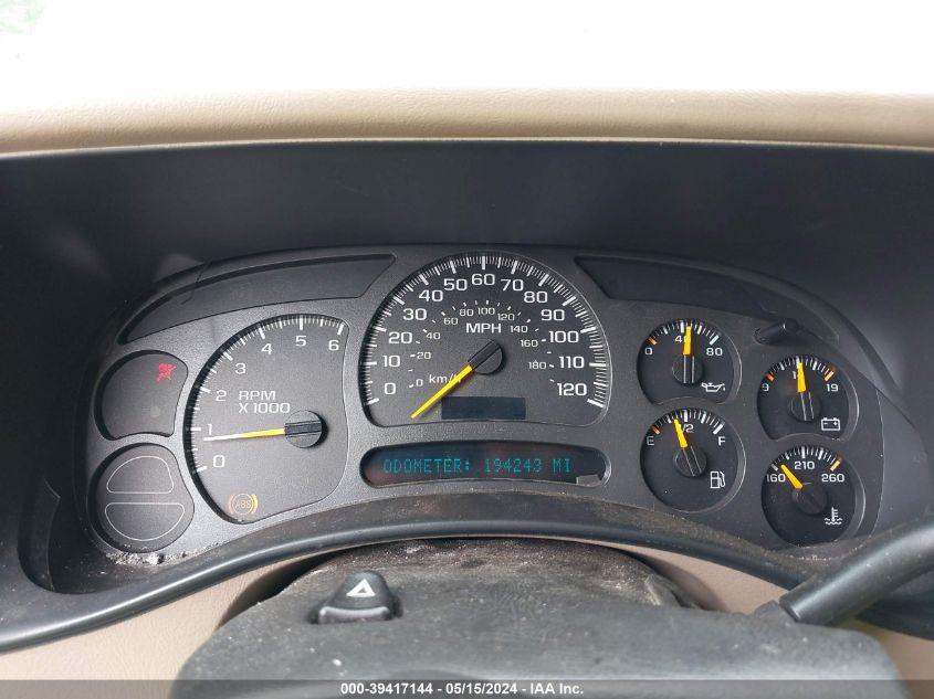 2003 Chevrolet Tahoe Ls VIN: 1GNEK13TX3J223650 Lot: 39417144