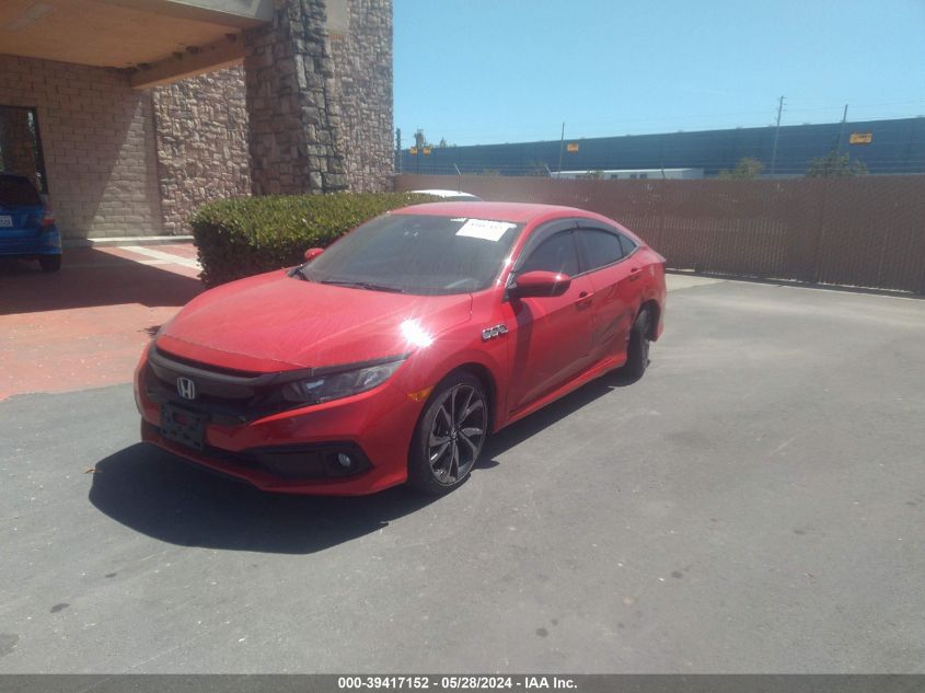 2019 Honda Civic Sport VIN: 2HGFC2F81KH554934 Lot: 39417152
