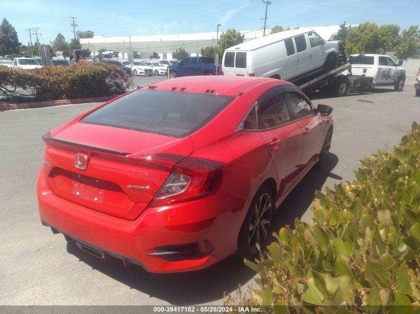 2019 Honda Civic Sport VIN: 2HGFC2F81KH554934 Lot: 39417152