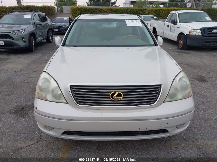 2002 Lexus Ls 430 VIN: JTHBN30F820089110 Lot: 39417154