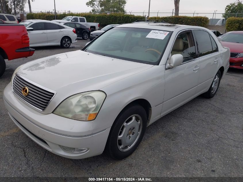 2002 Lexus Ls 430 VIN: JTHBN30F820089110 Lot: 39417154