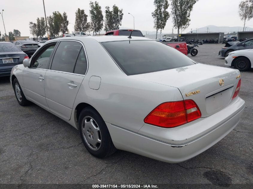 2002 Lexus Ls 430 VIN: JTHBN30F820089110 Lot: 39417154