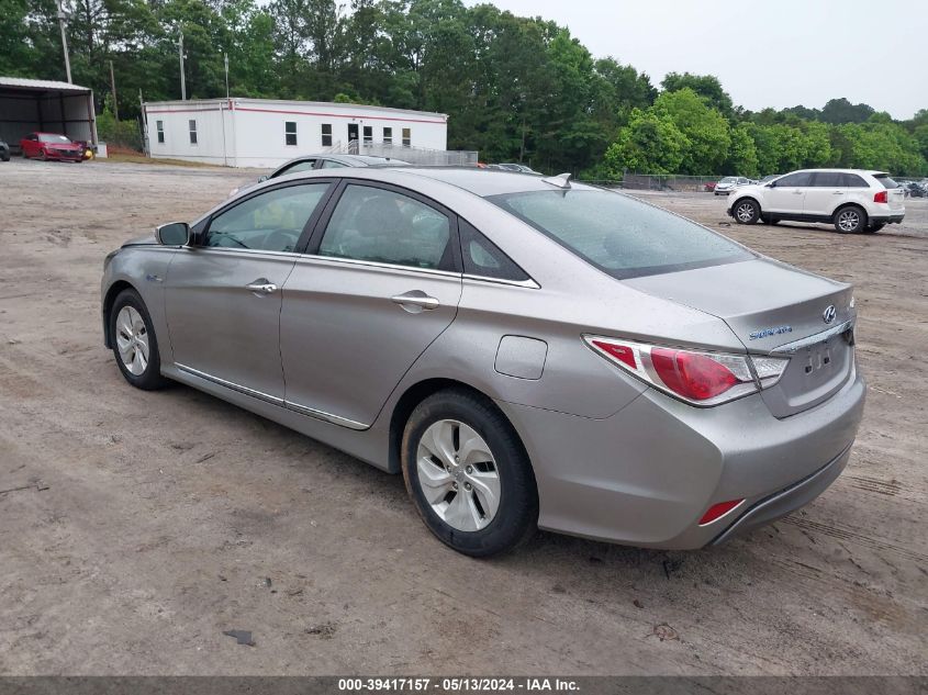 2013 Hyundai Sonata Hybrid VIN: KMHEC4A40DA098738 Lot: 39417157