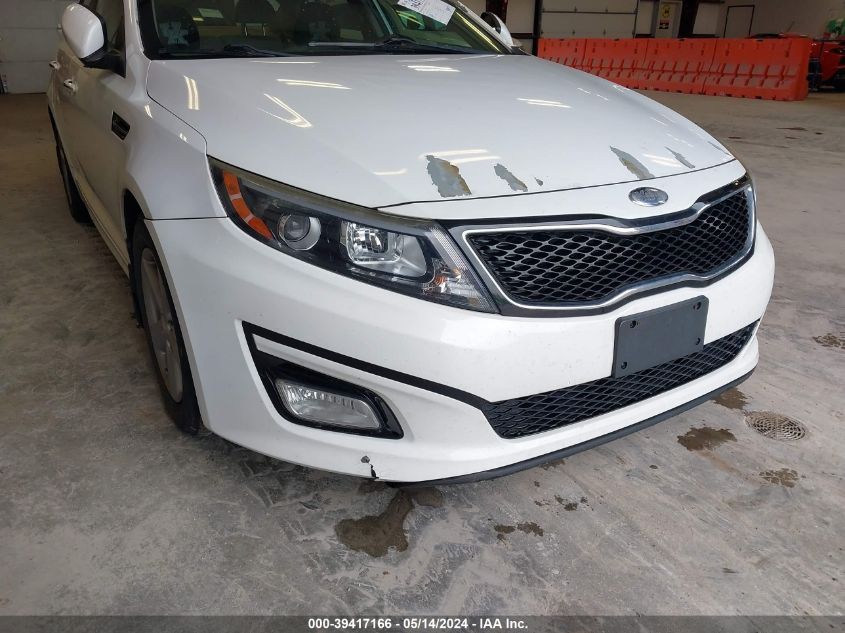 2015 Kia Optima Lx VIN: 5XXGM4A7XFG373334 Lot: 39417166