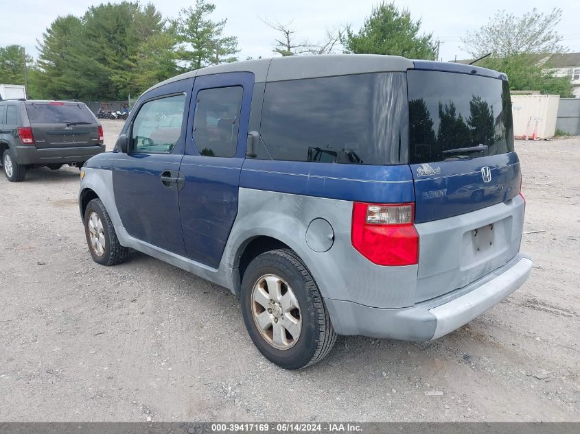 2003 Honda Element Dx VIN: 5J6YH28273L011524 Lot: 39417169