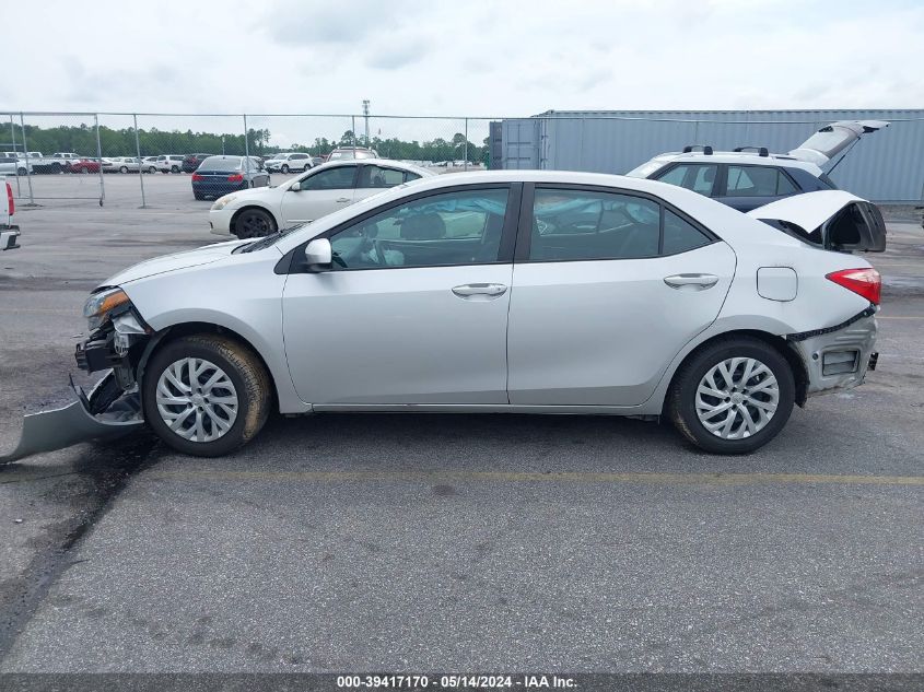 2019 Toyota Corolla Le VIN: 5YFBURHE7KP939480 Lot: 39417170