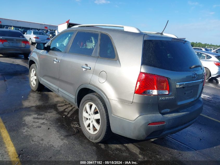 2011 Kia Sorento Lx VIN: 5XYKT4A13BG050404 Lot: 39417182