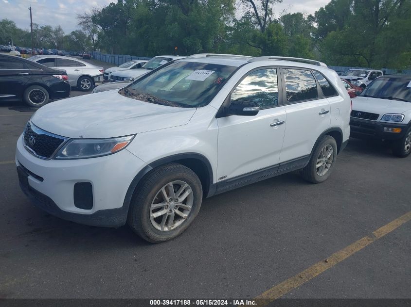 2015 Kia Sorento Lx VIN: 5XYKTDA79FG607486 Lot: 39417188