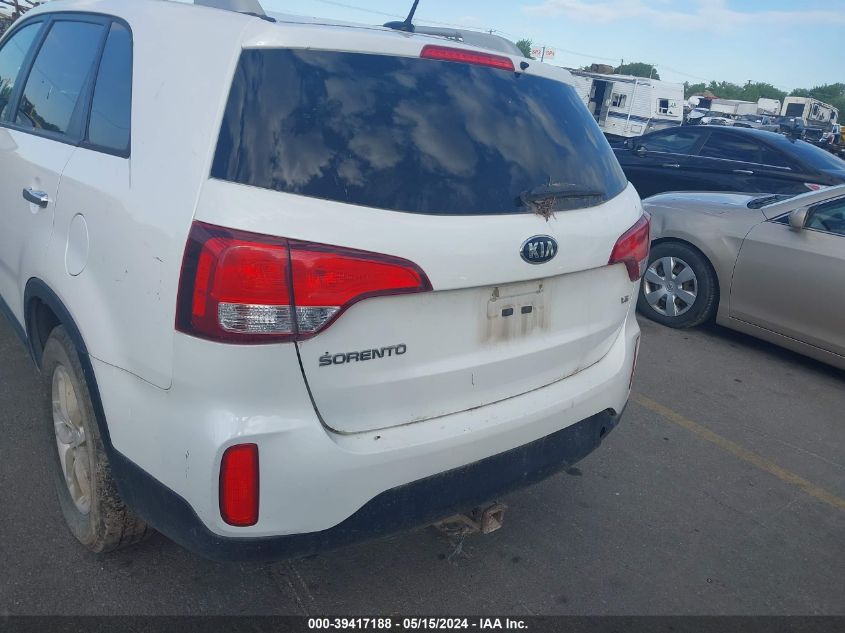 2015 Kia Sorento Lx VIN: 5XYKTDA79FG607486 Lot: 39417188