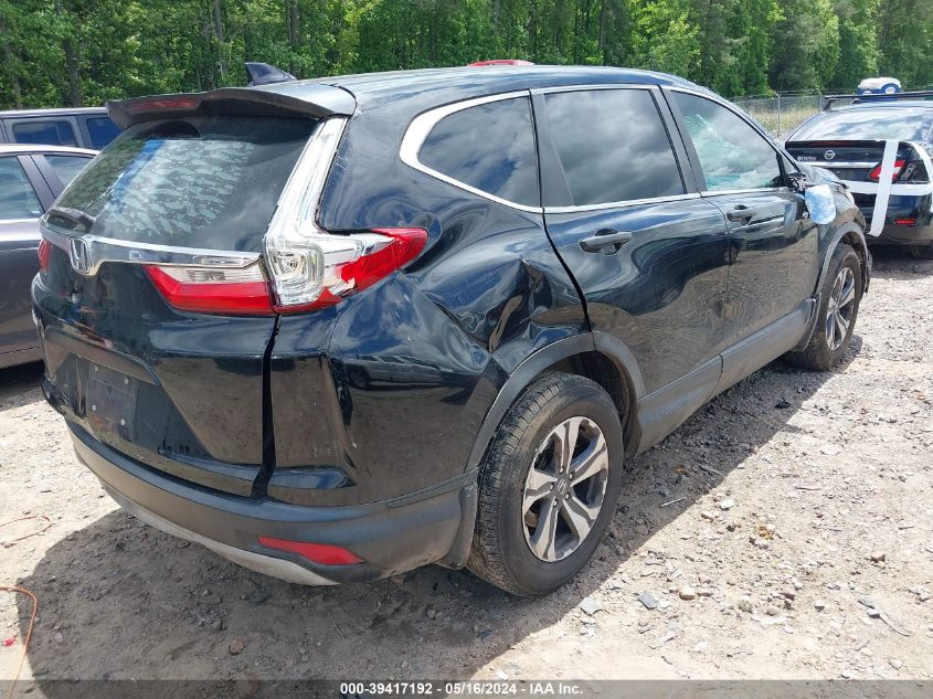 2017 Honda Cr-V Lx VIN: 5J6RW5H34HL000525 Lot: 39417192