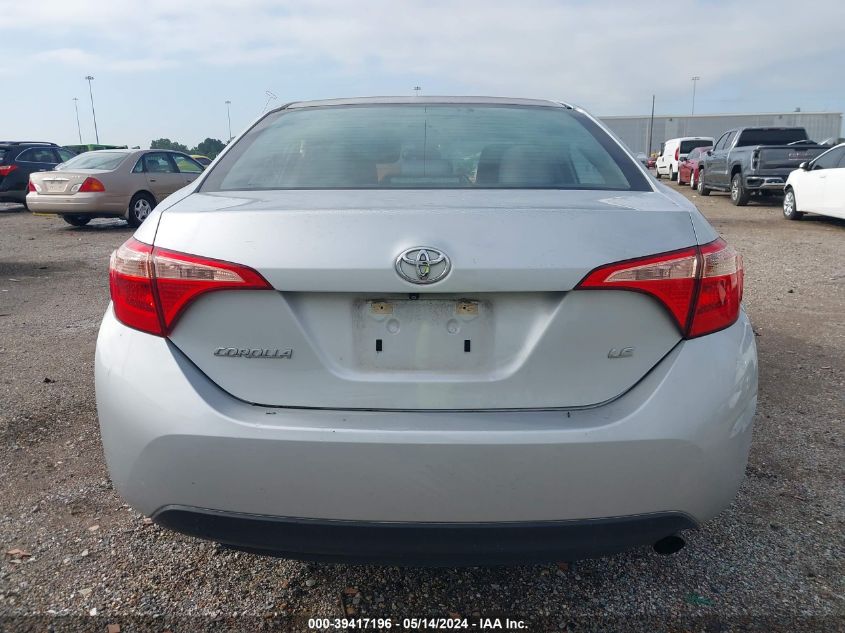 2017 Toyota Corolla Le VIN: 5YFBURHE6HP698570 Lot: 39417196