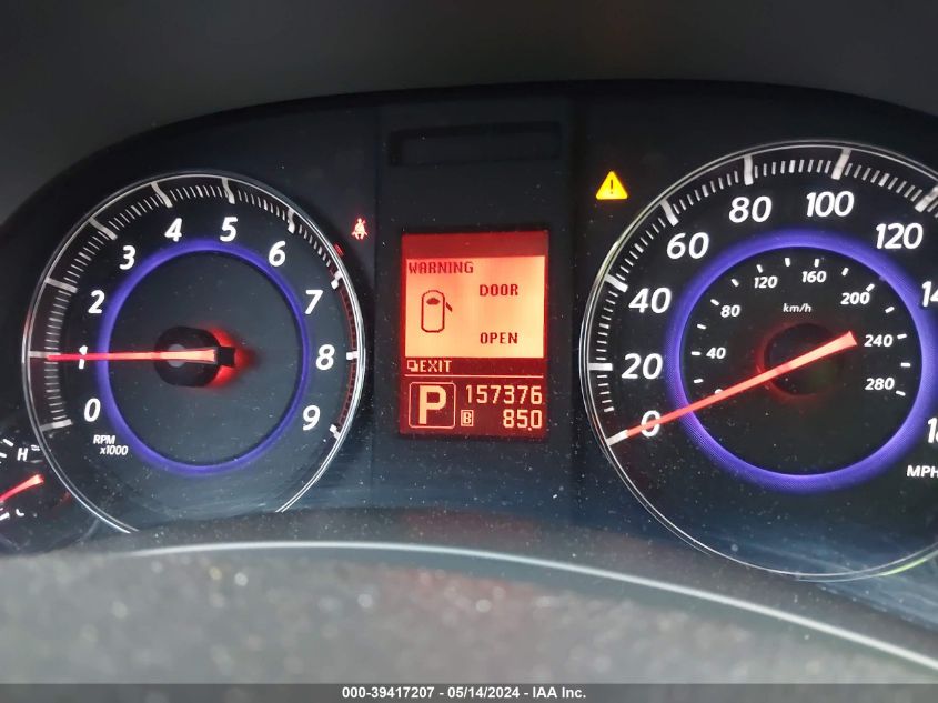 2010 Infiniti Fx50 VIN: JN8BS1MW7AM830352 Lot: 39417207