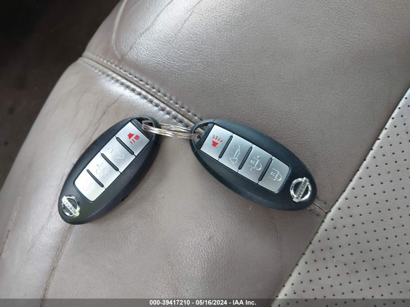 2011 Nissan Murano Sl VIN: JN8AZ1MW0BW180745 Lot: 39417210