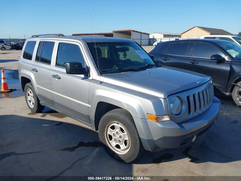 2016 Jeep Patriot Sport VIN: 1C4NJPBA1GD677711 Lot: 39417226