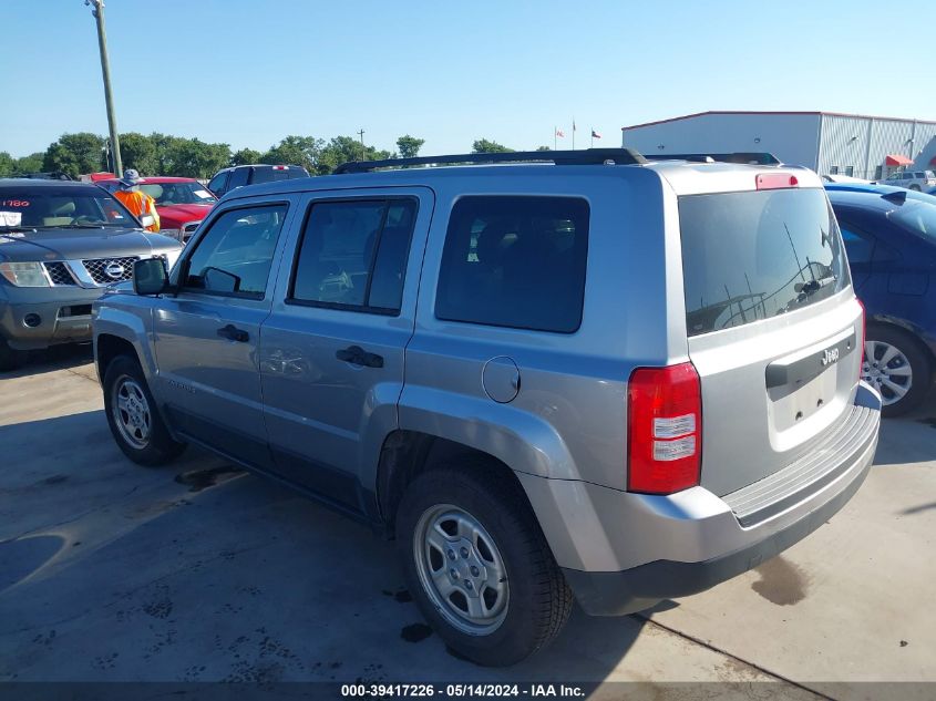 2016 Jeep Patriot Sport VIN: 1C4NJPBA1GD677711 Lot: 39417226