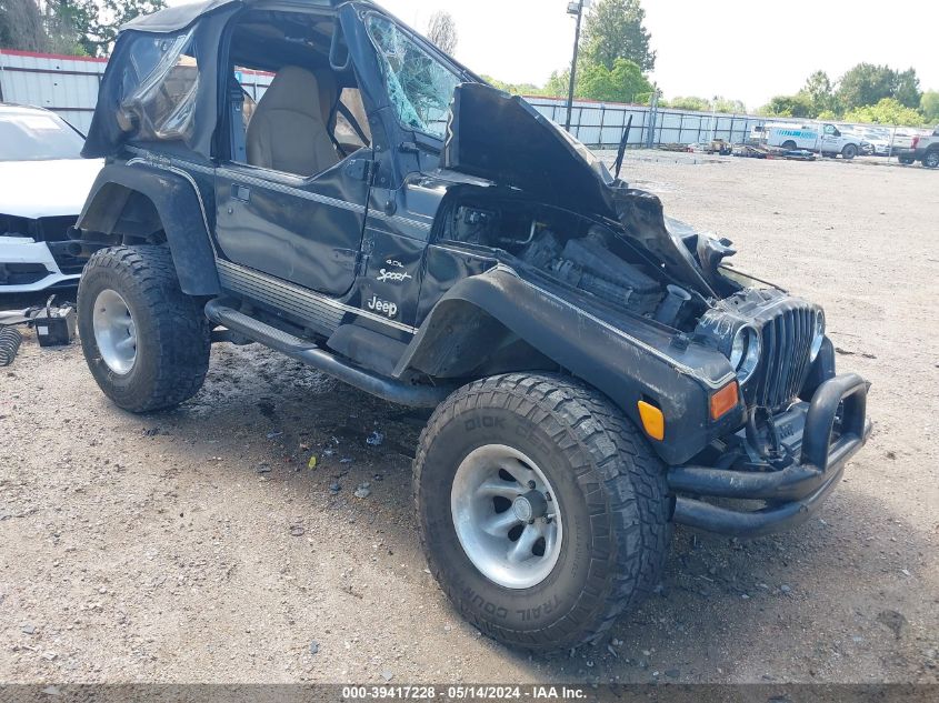 2001 Jeep Wrangler Sport VIN: 1J4FA49S91P308077 Lot: 39417228